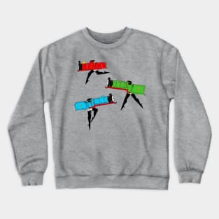 Three Sexy Engines - boots Crewneck Sweatshirt